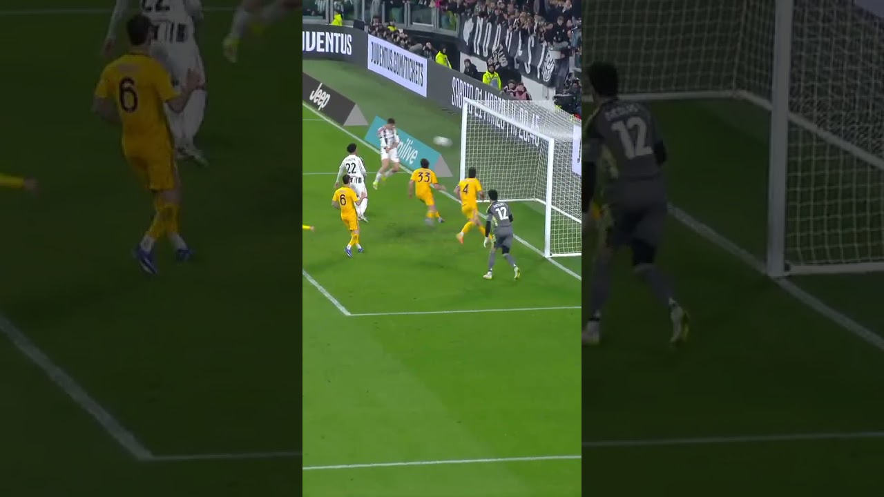 CAMBIASO SCORES vs Pisa  🔥🔥🔥 #football #shorts #juventus