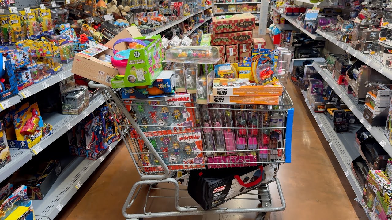 MASSIVE SCORE ON $3 BARBIES DOLLS $2TURTLES $TENT LEAP FROG CHILDREN TOYS AMAZING SHOPPING WALMART