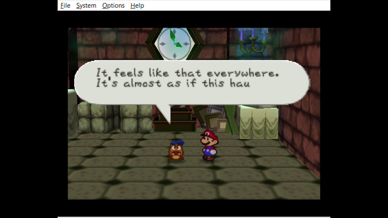 Goombario's Profound Dialog