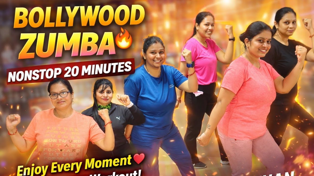 Bollywood Zumba Dance Workout 🔥 Nonstop 20 Minutes | Full Fat Burn Fun 💃