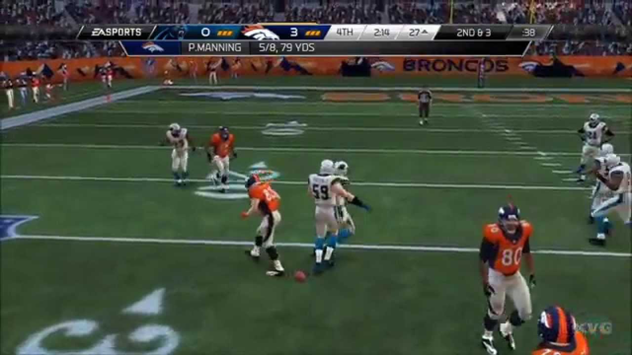 Madden NFL 15 - Carolina Panthers vs Denver Broncos Gameplay [HD]