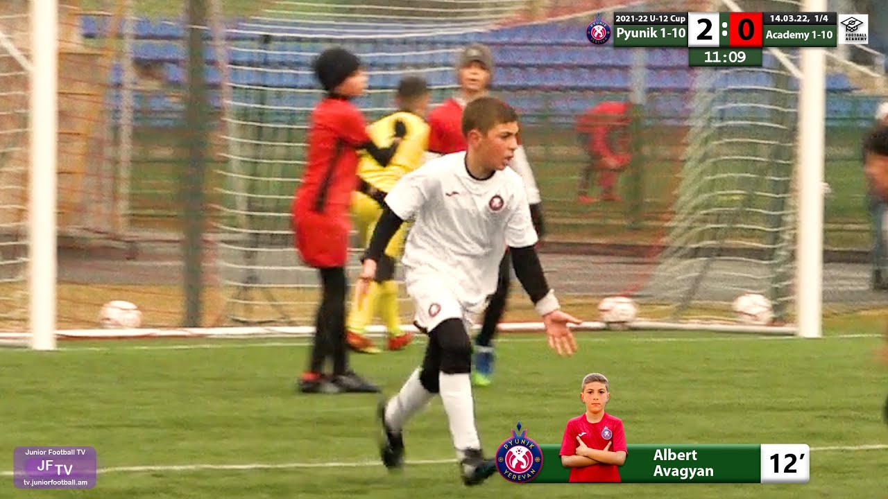 Pyunik 1-10 (2-1) Academy 1-10 (14.03.22) U12 Cup, 1/4