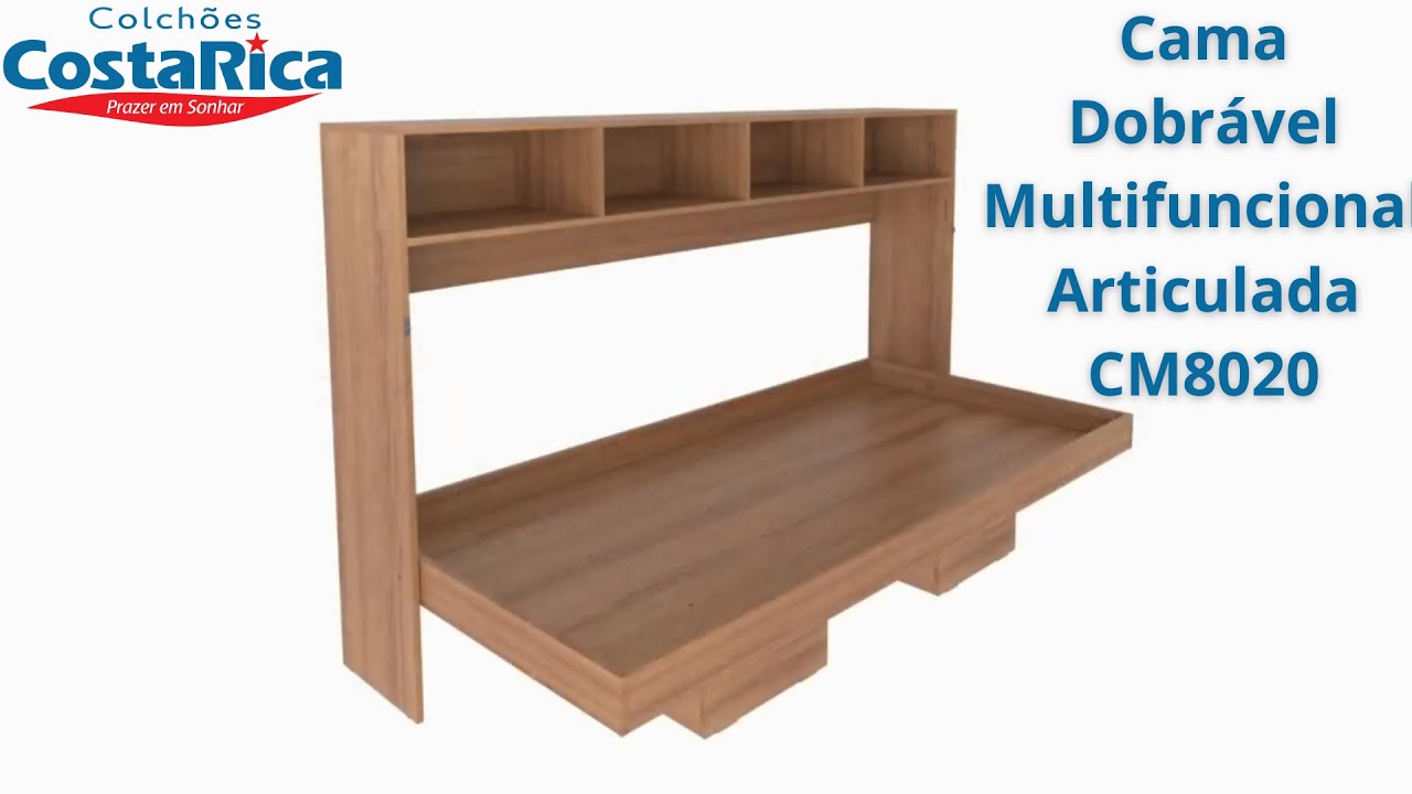 Cama Dobr&aacute;vel Multifuncional Articulada CM8020 - Tecno Mobili - Na Costa Rica Colch&otilde;es