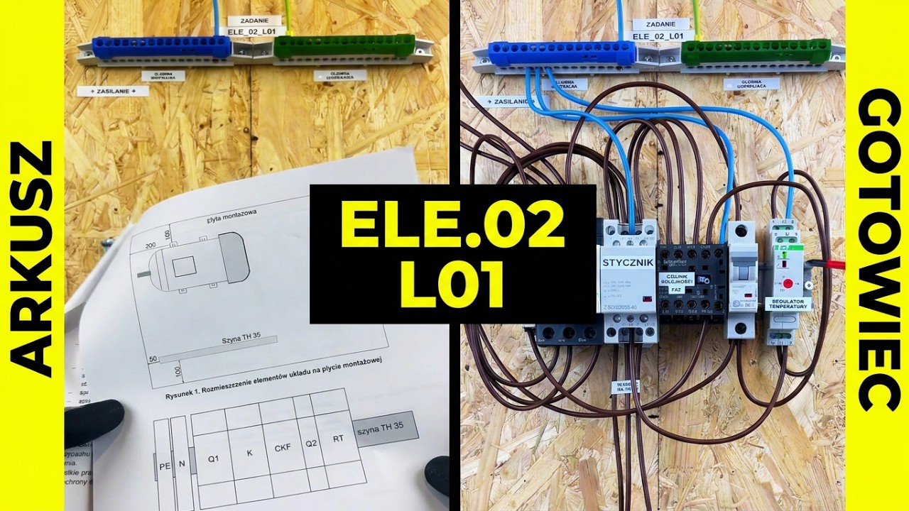 Egzamin Zawodowy Elektryk 2025 - ELE.02 L01 | Regulator Silnika | Pełne Rozwiązanie