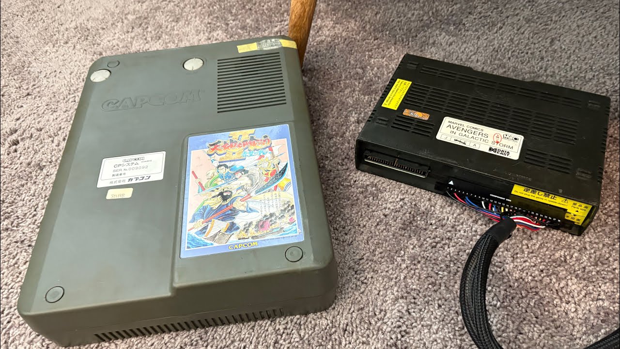 Arcade PCB Collecting: Capcom CPS1.5 Warriors of Fate II & Data East MLC Avengers in Galactic Storm