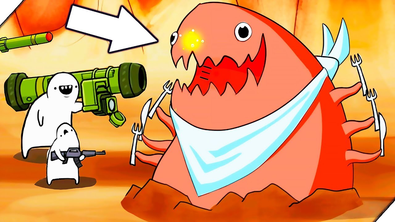ИНОПЛАНЕТНЫЕ СУЩЕСТВА МОНСТРЫ - Missile Dude RPG: Tap Tap Missile # 1