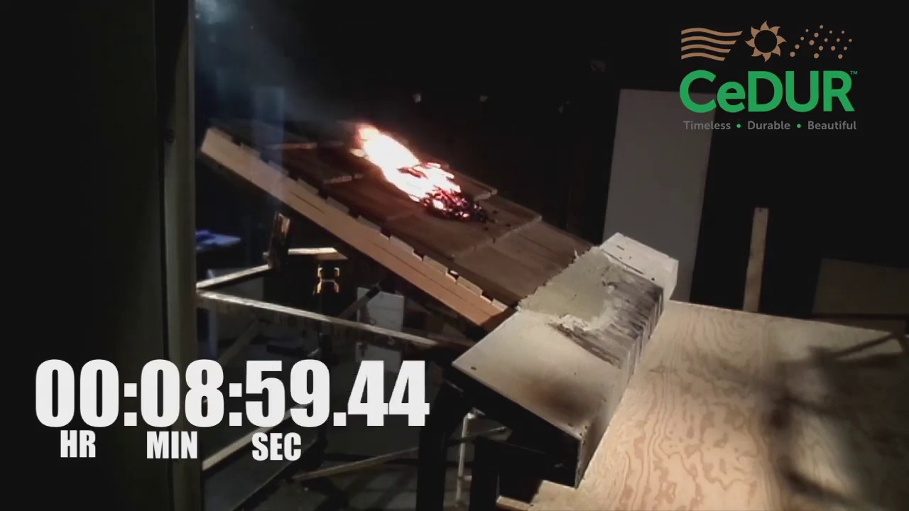 Class A Fire Rating Burn Test - Condensed - No Intro
