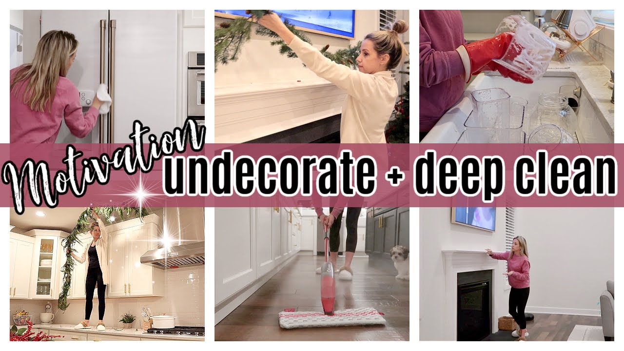 *NEW* DEEP CLEAN AND UNDECORATE  ULTIMATE MOTIVATION TIFFANI BEASTON HOMEMAKING 2022 CLEAN WITH ME
