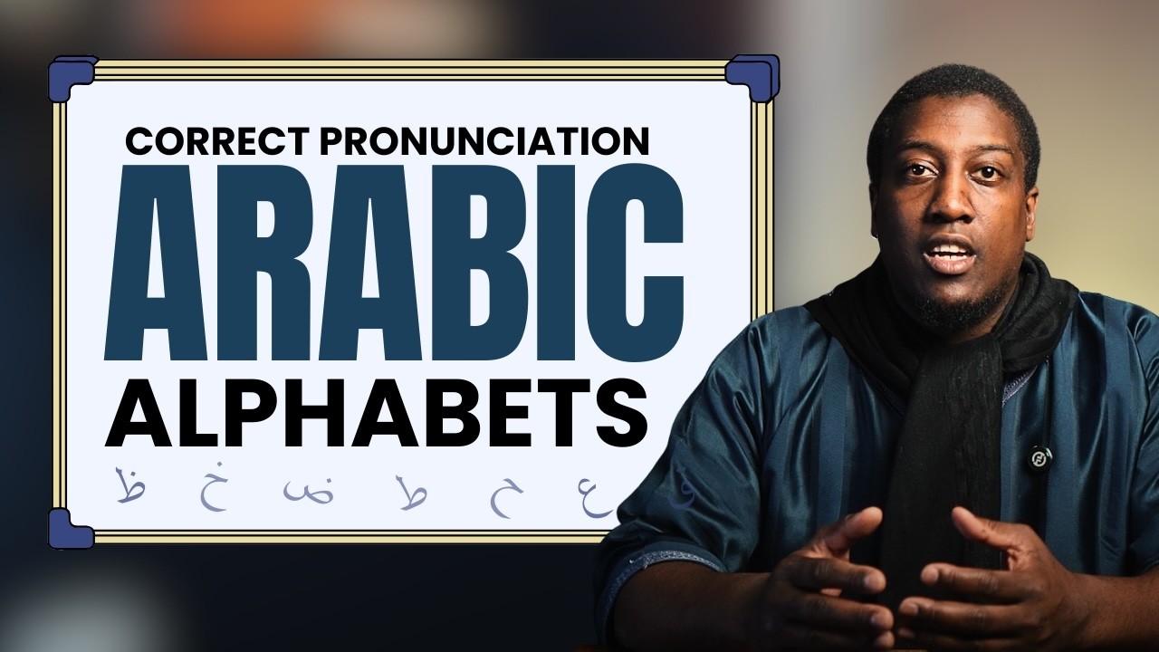 How To Pronounce Every Arabic Letter (Full Alphabet Course)