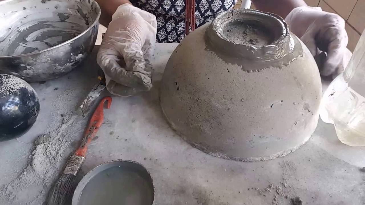 DIY. VASO DE PAPEL, CIMENTO E ISOPOR MAIS LISO (MACETA DE PAPEL CEMENTO Y POREXSPAN MAS LISO)