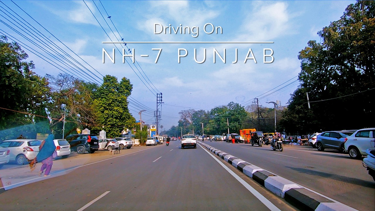 🚗 Beautiful Winter Drive on NH-7 in Punjab | Sangrur to Chandigarh, INDIA #rahulsharmavlogs