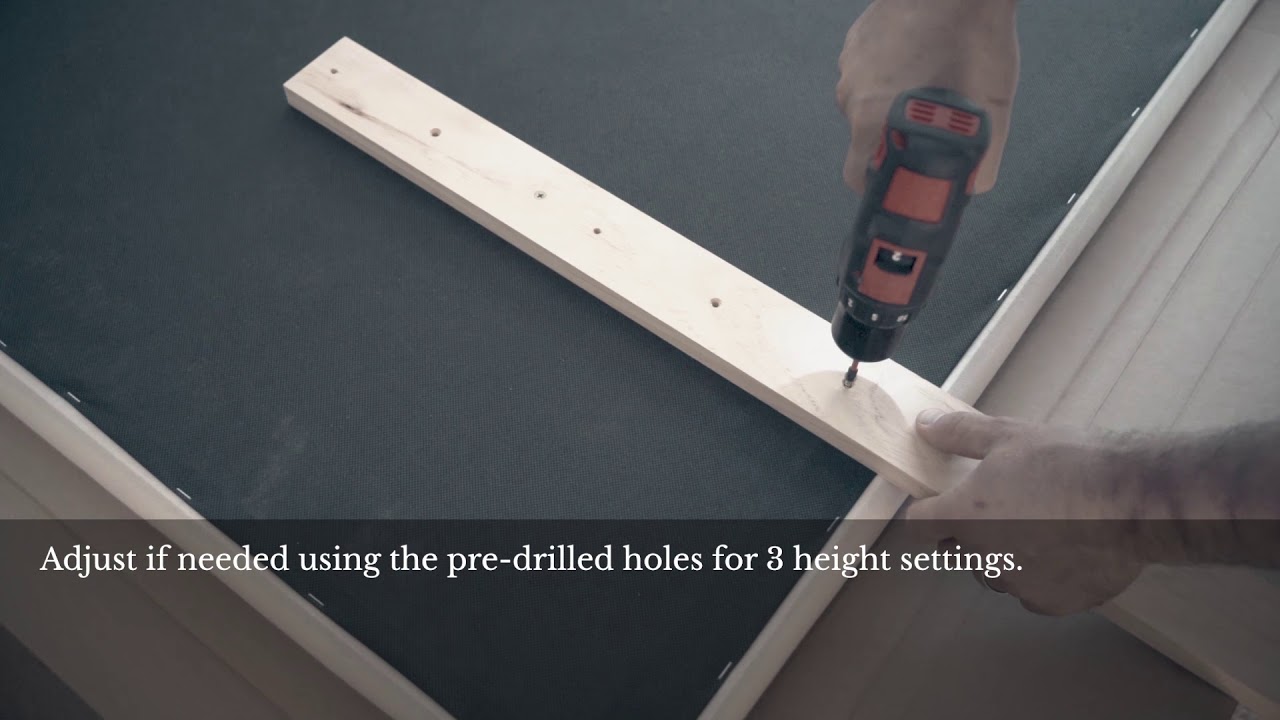 Bedhead Freestanding Leg Installation