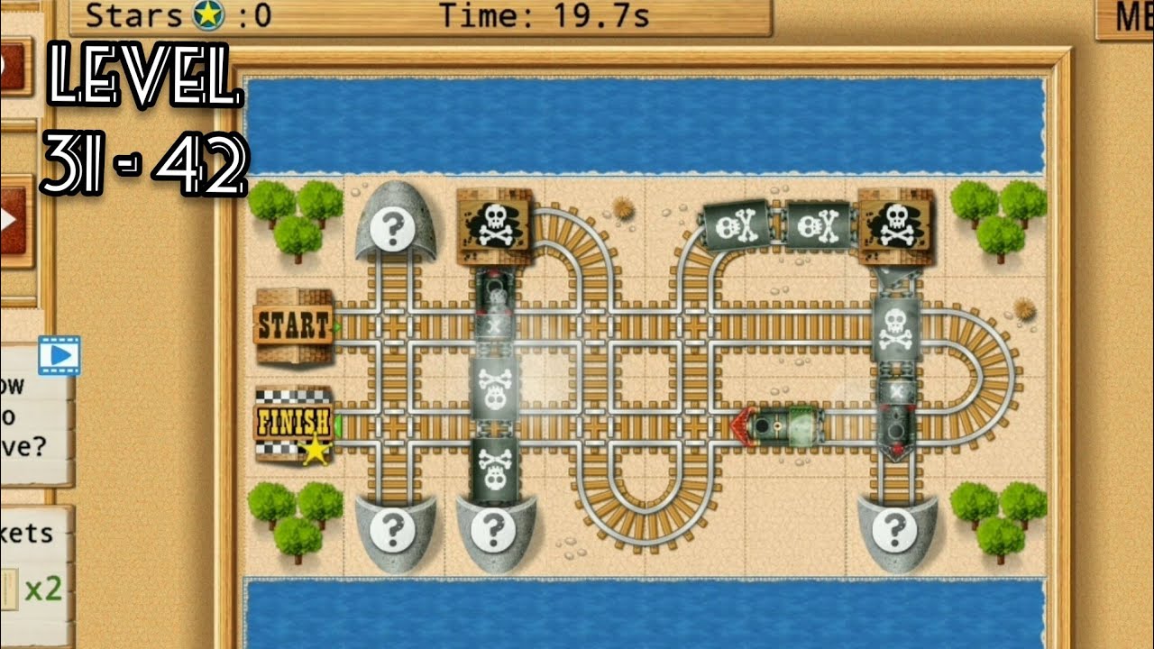 Rail Maze - Labyrinth - (Level 31-42) Walkthrough#5