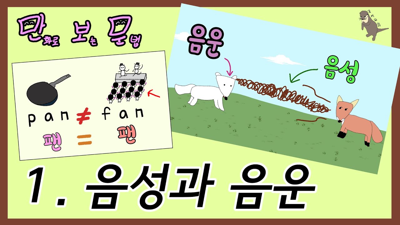 [만보문] 1. 음성과 음운