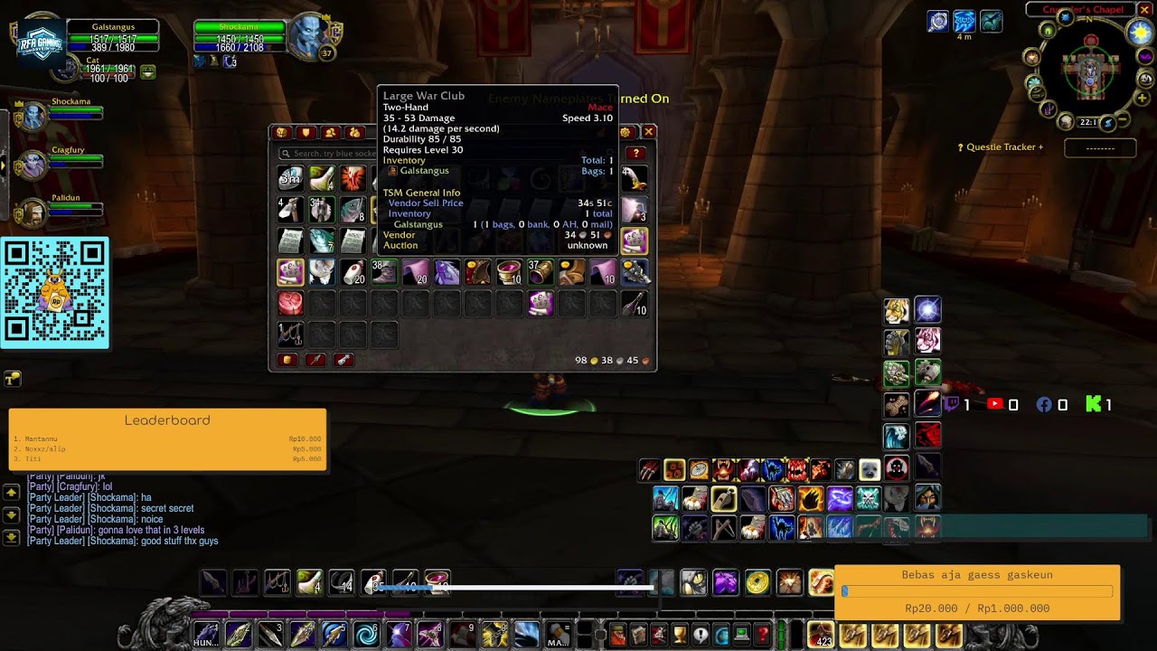 World of Warcraft Full Gameplay Indonesia