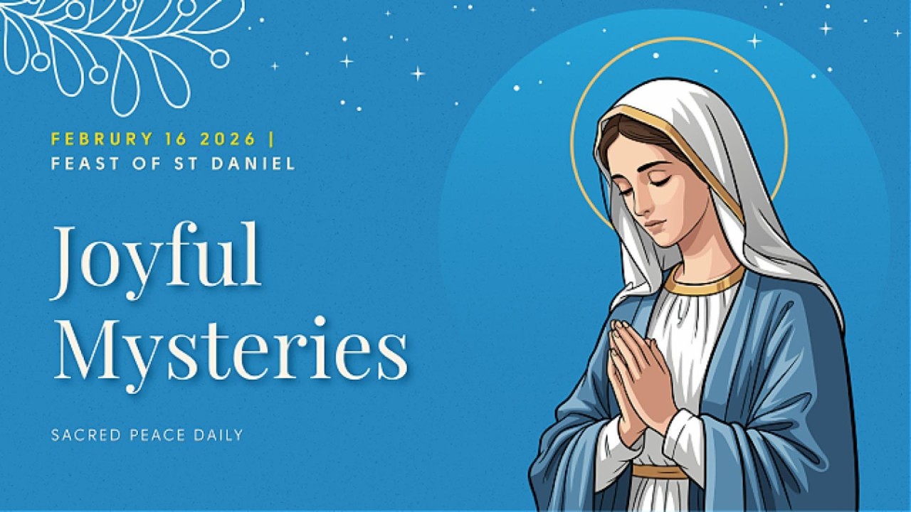 Rosary Monday Joyful Mysteries of Holy Rosary today February 16, 2026 | Praying Together