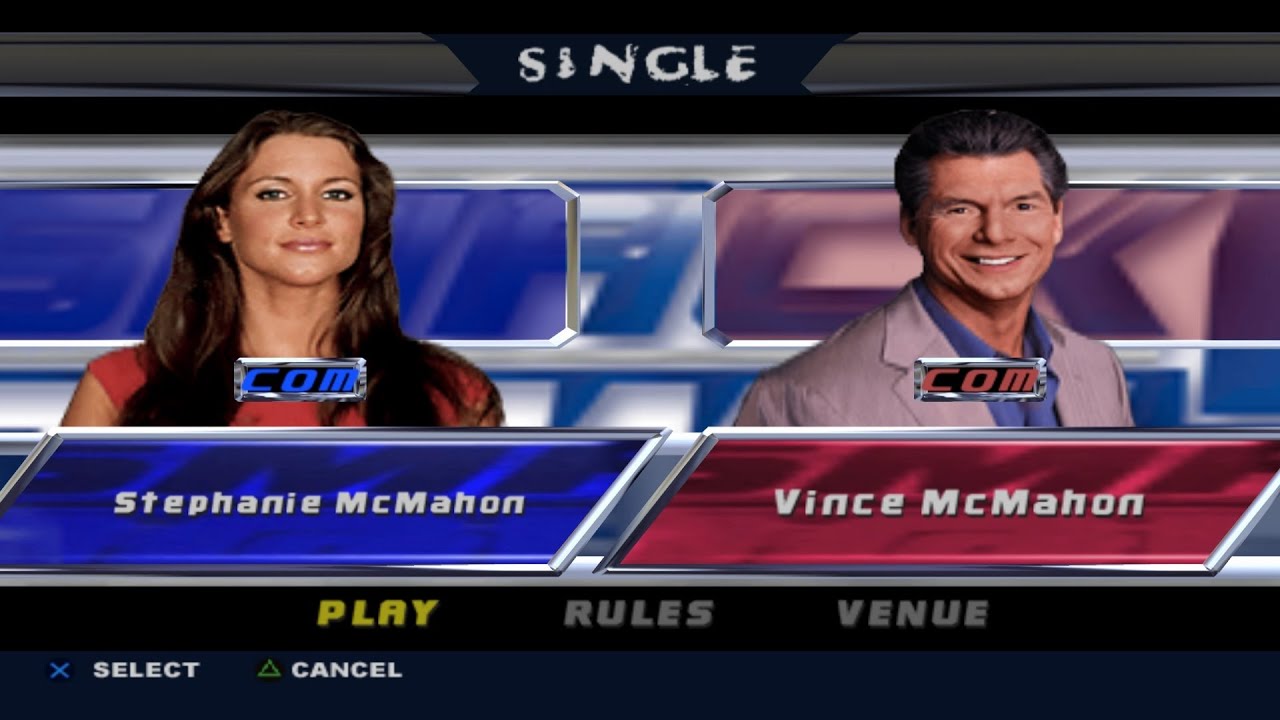 WWE SmackDown! Shut Your Mouth PCSX2 - Stephanie McMahon VS Vince McMahon