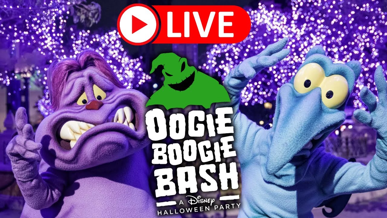 🔴 LIVE Oogie Boogie Bash 2025 Disneyland Resort Disney California Adventure