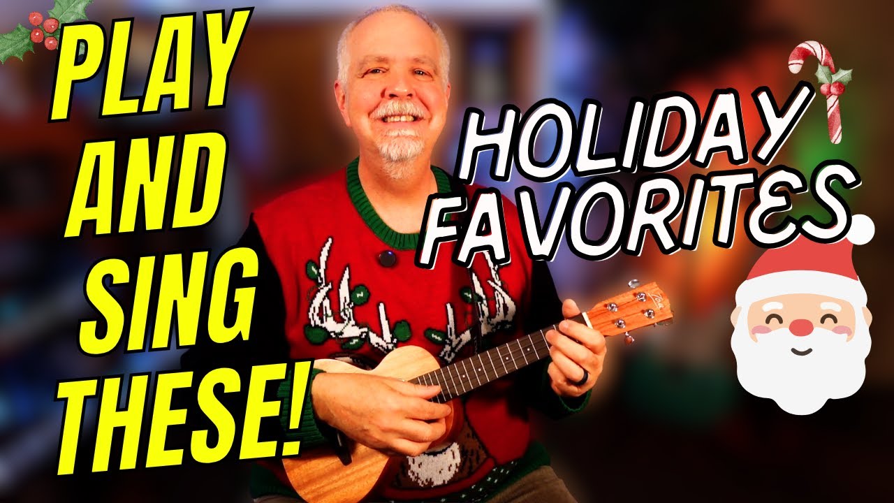 6 Easy Christmas Songs for Ukulele (With Chords Onscreen)
