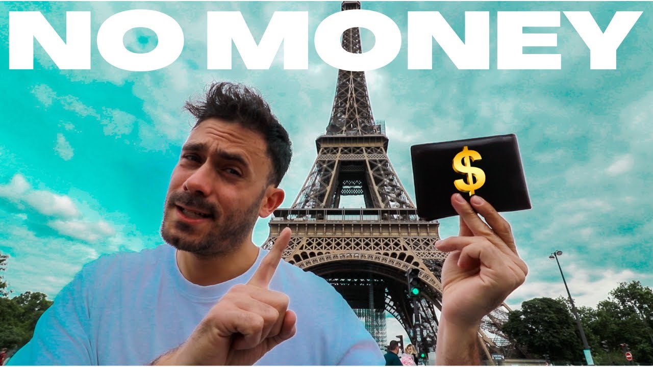 24 Hours WIth No Money In Paris!