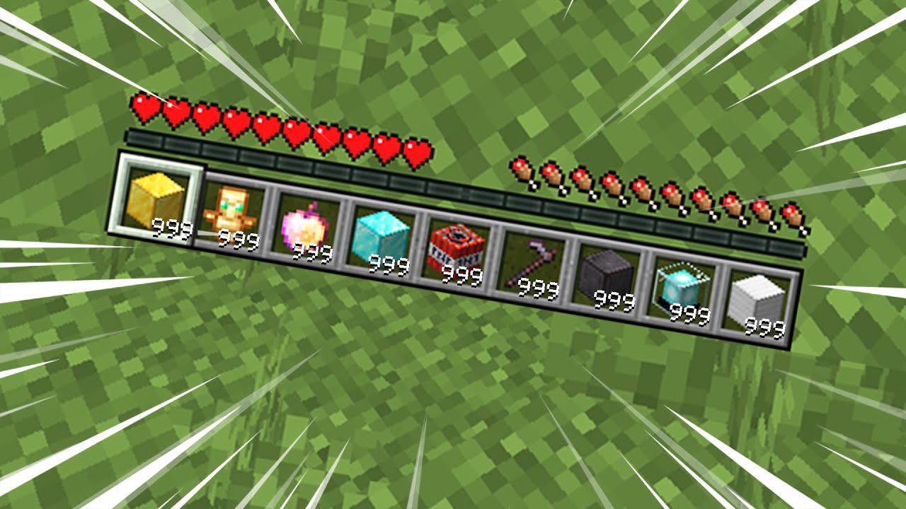 Minecraft, But Every Time I Take Damage My Inventory Multiplies...