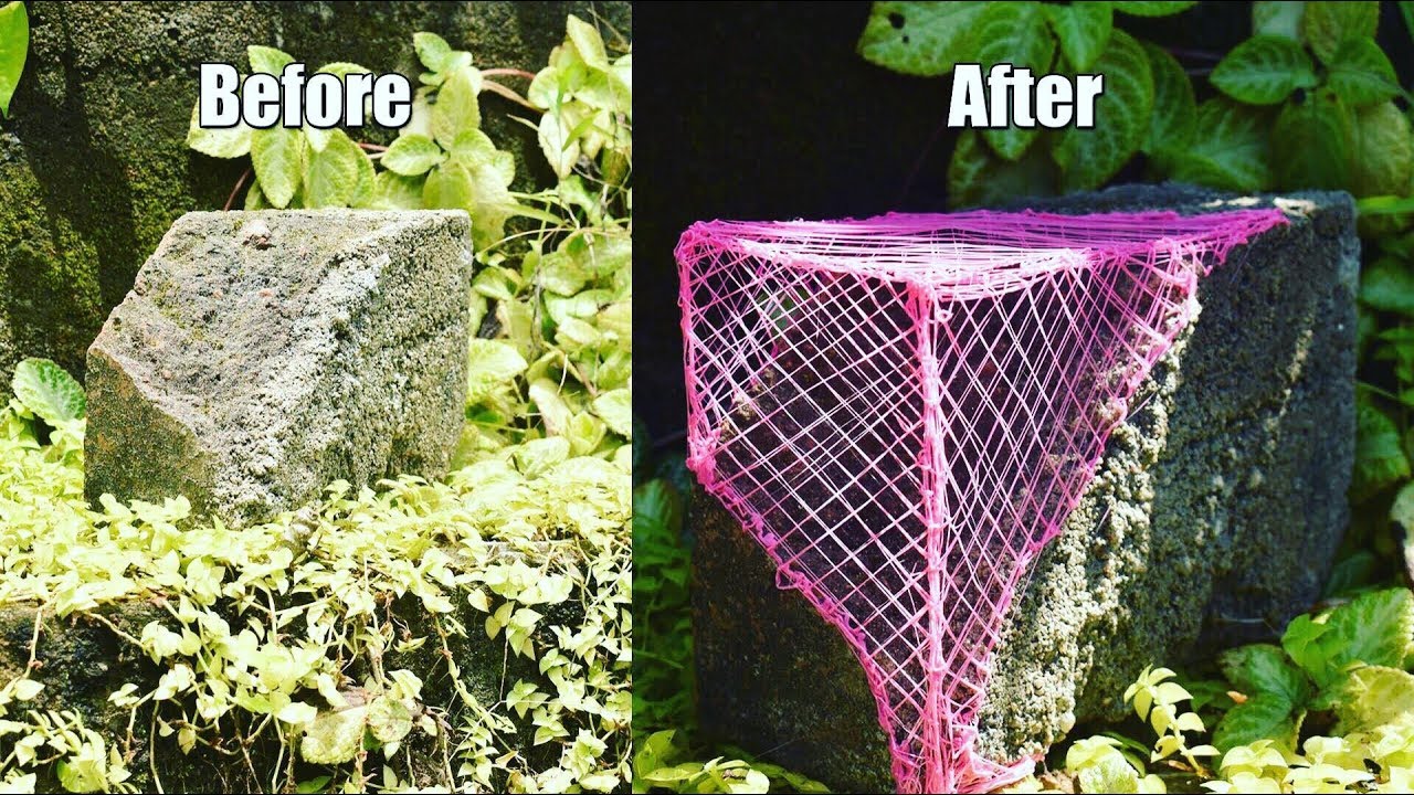 broken brick repair using a 3d pen l concrete repair with 3D pen