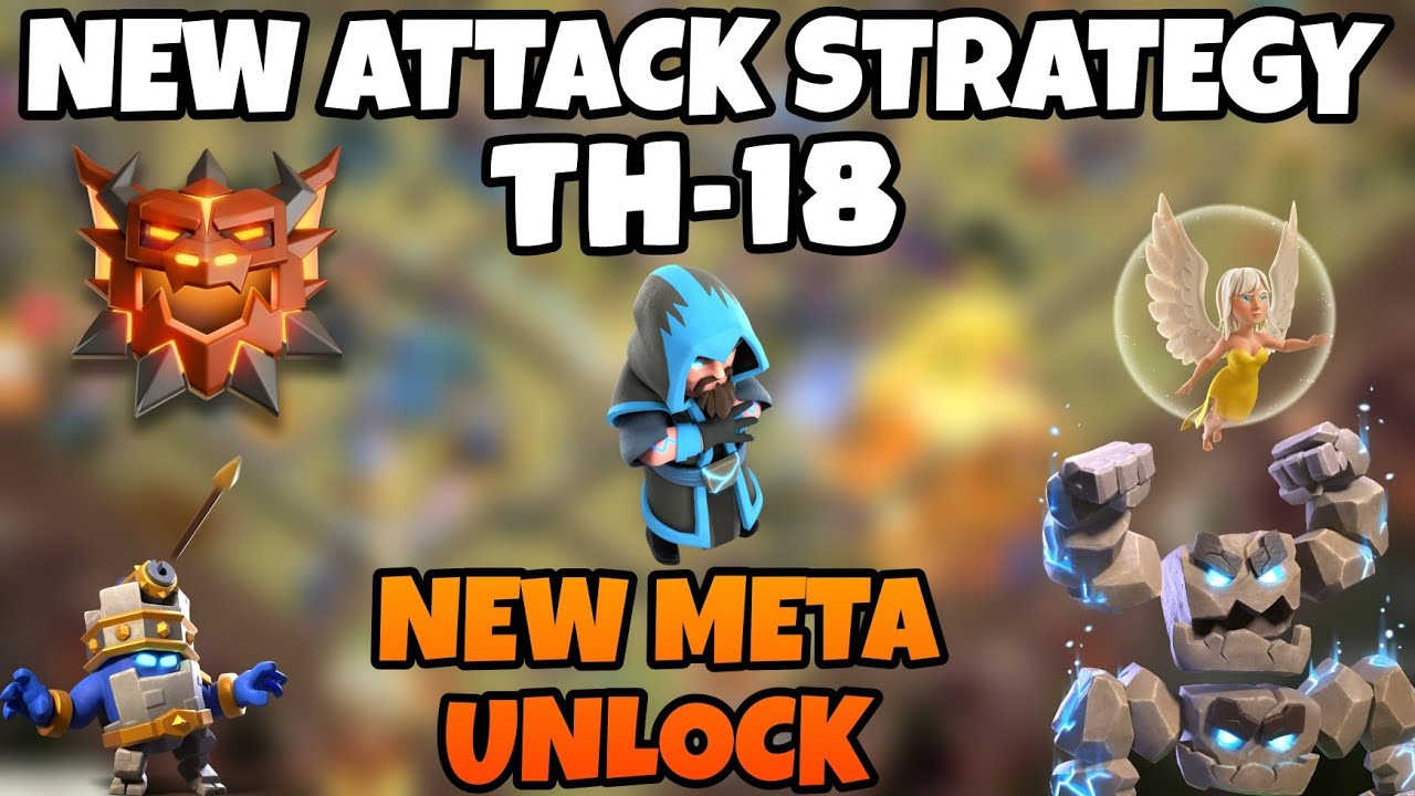 TH18 Meteor Golem + Totem Smash Attack | INSANE TH18 3-Star Strategy 🔥 Clash of Clans 🔥