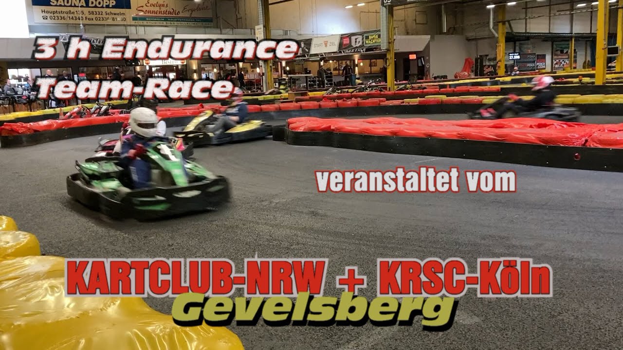 Gevelsberg, Indoor-Kartbahn Cool Runners, Endurance Team-Race 3 h am 31.10.2021