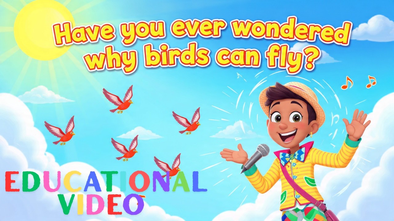 Why Do Birds Fly? | Fun Cartoon Science for Kids 🐦 🌈