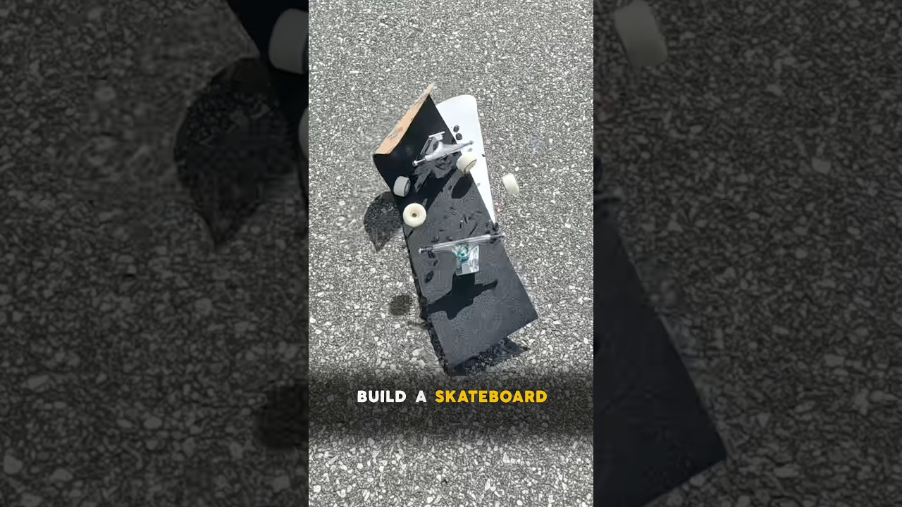 Build a Skateboard in under a minute #skate #skateboard  #skateboardsetup #skateboardingisfun