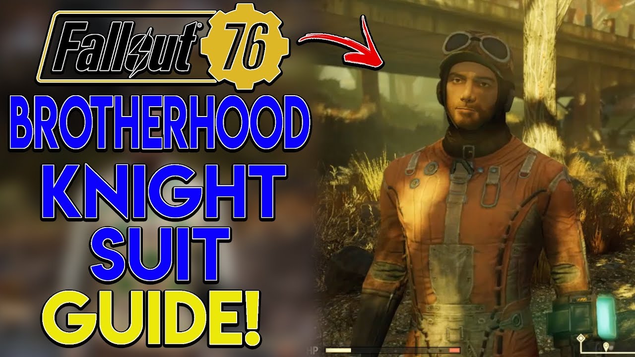 Гайд по редкой броне в FALLOUT 76: Костюм рыцаря Братства Стали