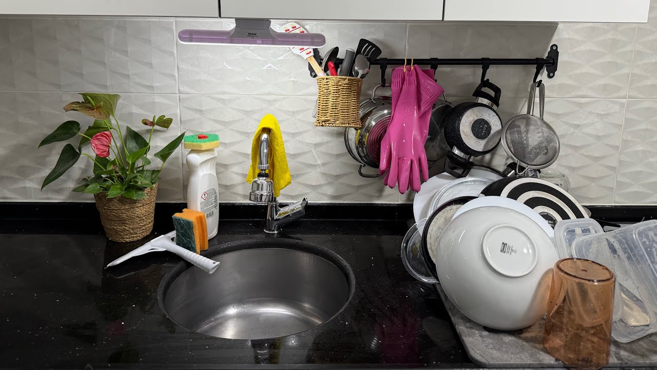 ASMR[ These dishes were sitting for two days…]🫠🤭😅🫧🧼💦