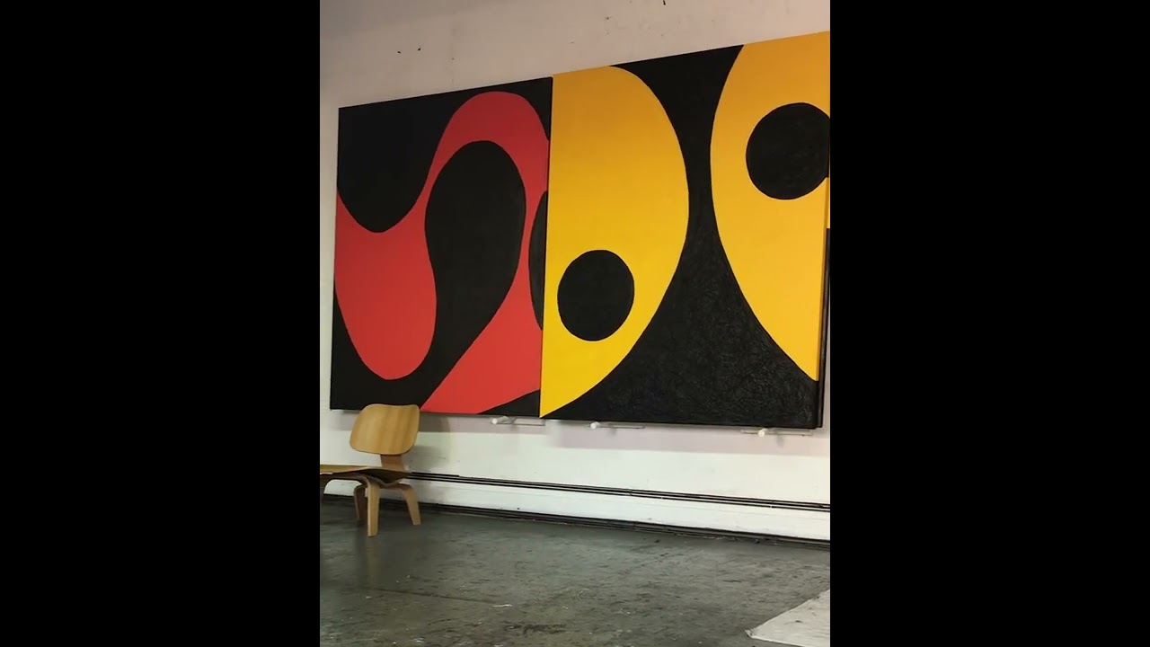 Studio Scan of new paintings ￼