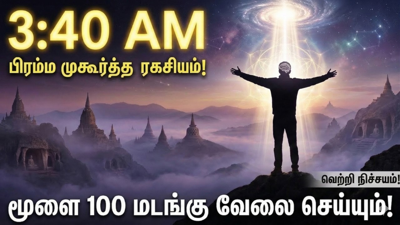 உலகம் தூங்கும் நேரத்தில் விழித்தவர்கள் தான் வெற்றி பெறுகிறார்கள் – 3:40 AM ரகசியம்