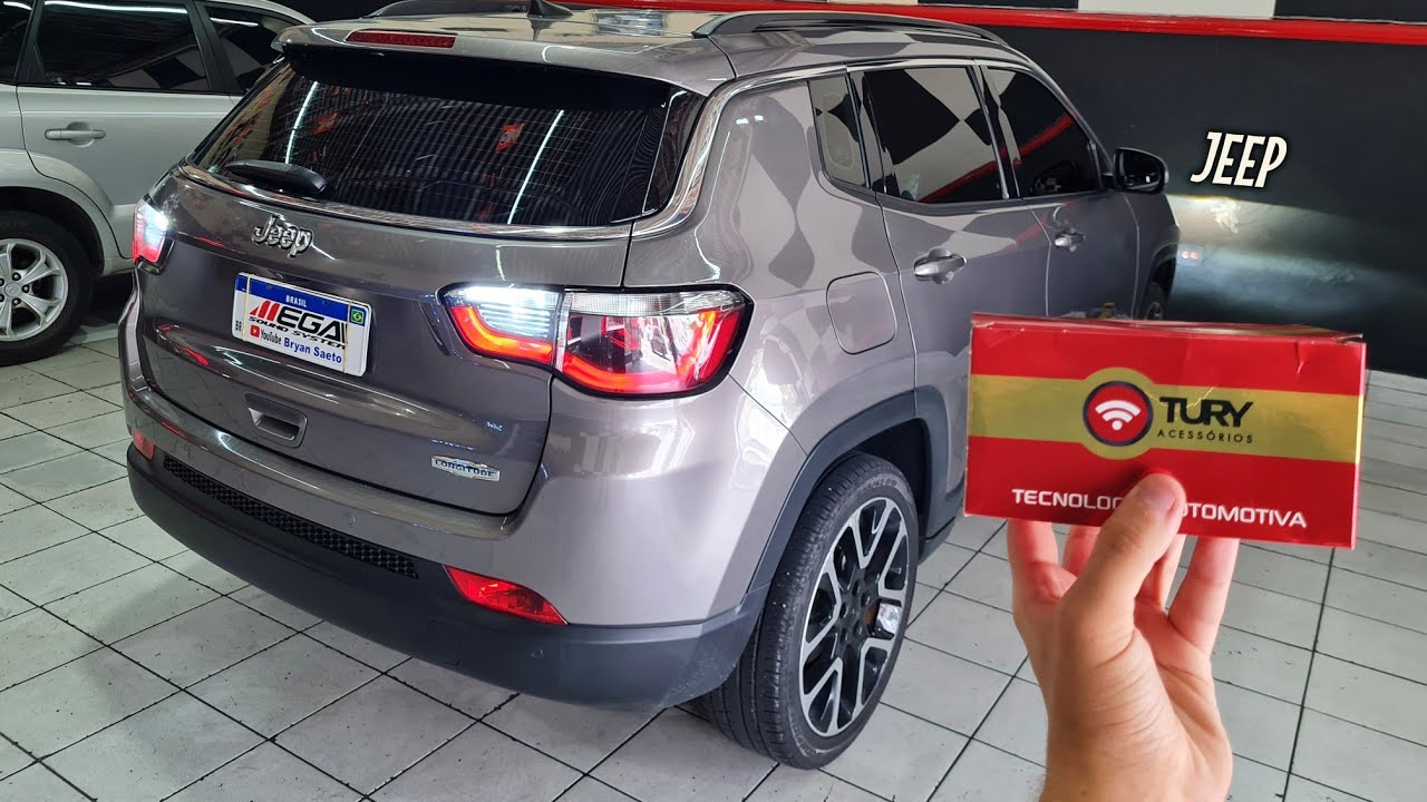 Jeep Compass Longitude 2019 Módulo Rebatimento e TiltDown + Ligação Led Retrovisores + Led Ré