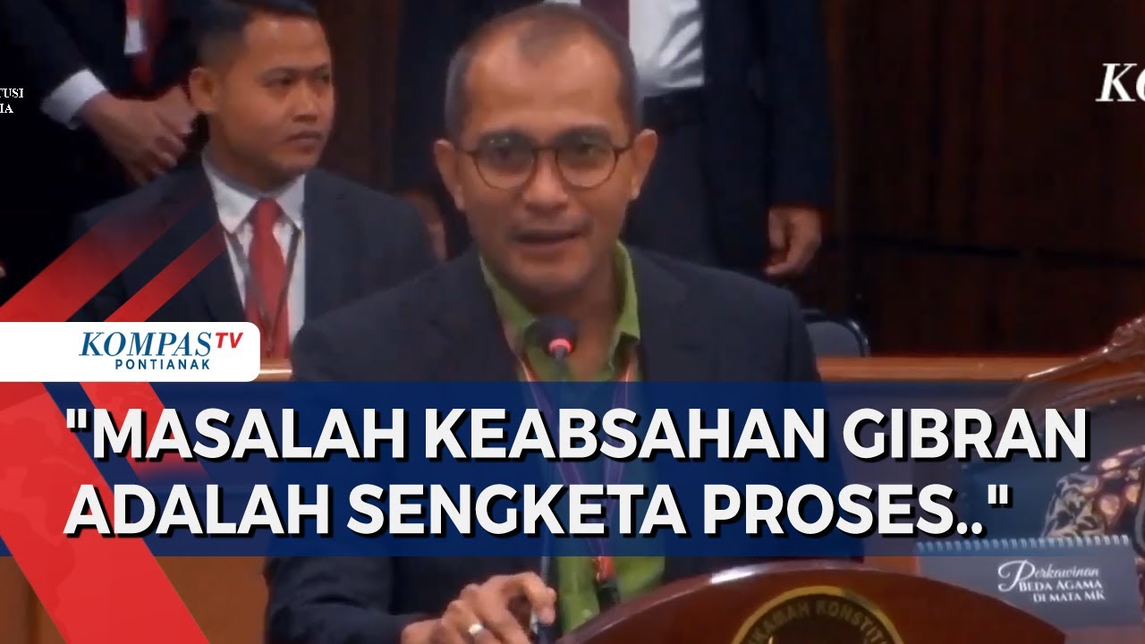 [FULL] Eddy Hiariej Sampaikan Keterangan untuk Kubu 02: Kewenangan MK Terbatas soal Hasil Suara