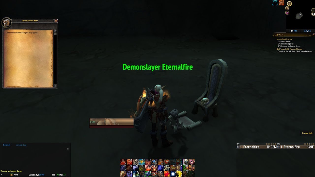 How to Get Shadoweave Mask to Solve The Deepholm puzzle for Lucid Nightmare