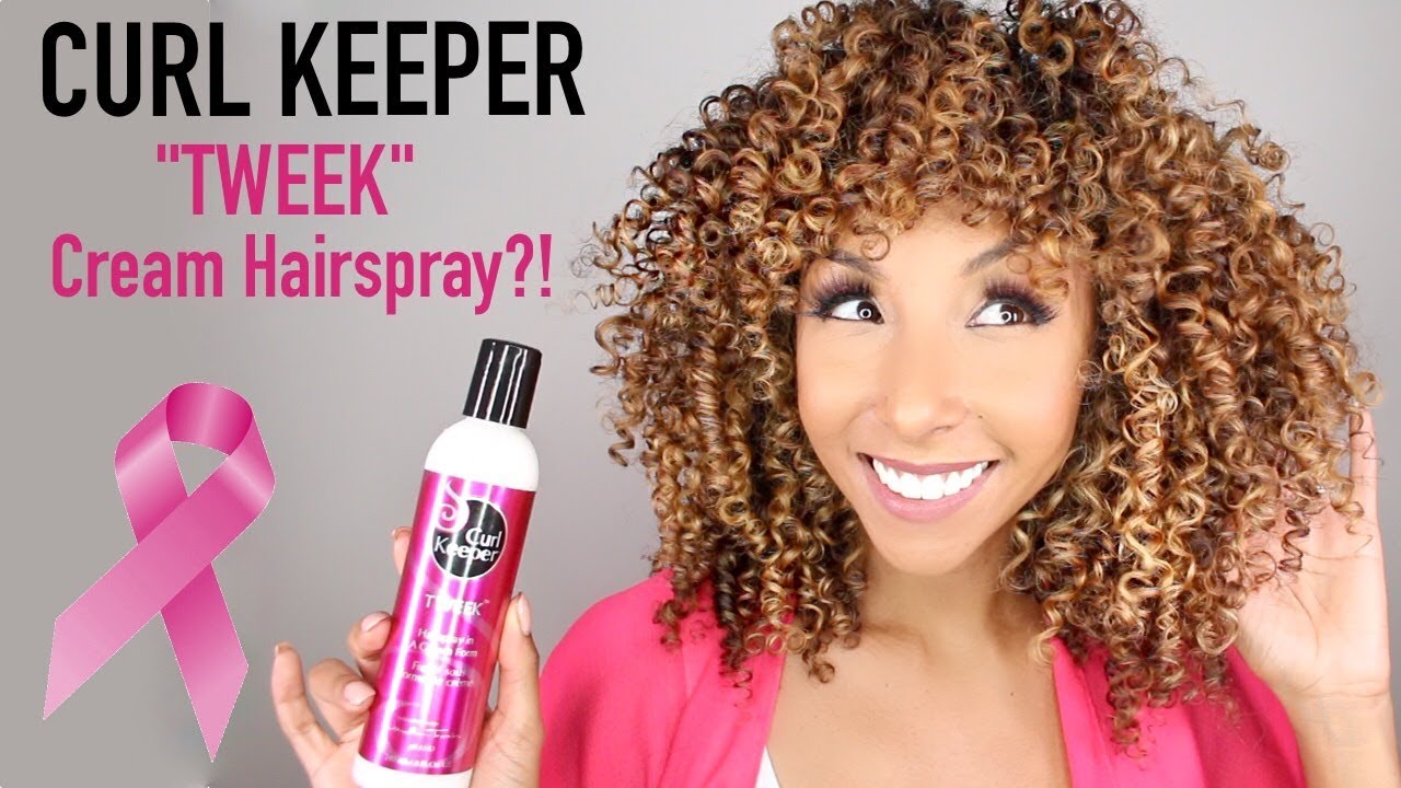 Curl Keeper TWEEK! Cream Hairspray?!? Does it work?| BiancaReneeToday