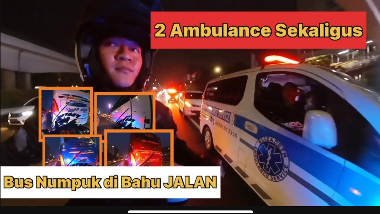 Kendala Ketika Kendaraan Ambulance Melintas di Bahu Jalan Toll Dalam Kota, Memperlambat Waktu Tempuh