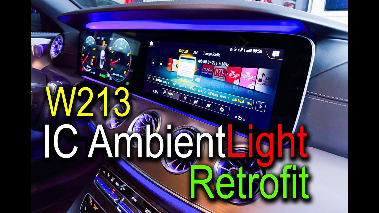 Ambient Light Connection - Retrofit On W213 Display ( Mercedes )