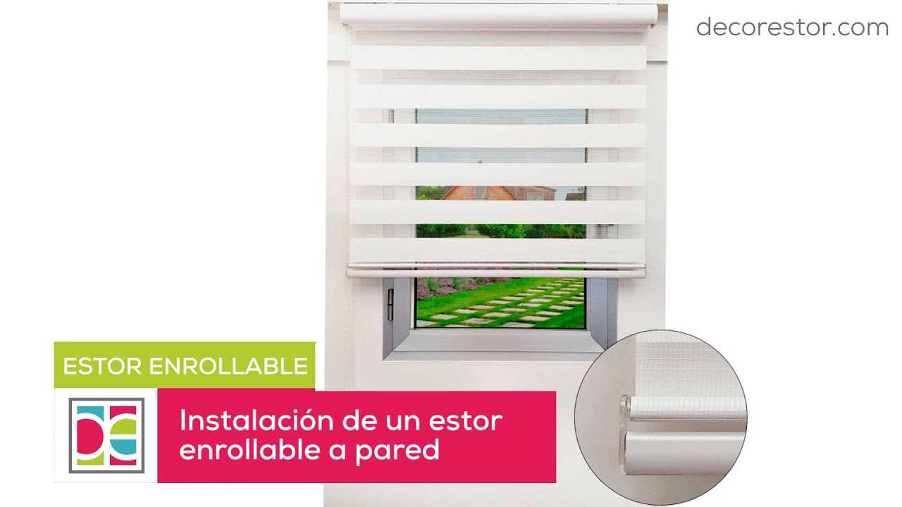 Instalación de estor noche y día Rollbox