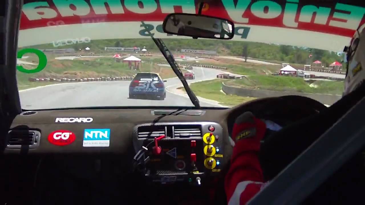 シビック EK9-1600 doctormoPTK Krangkrajan circuit HD  決勝 車載映像-2