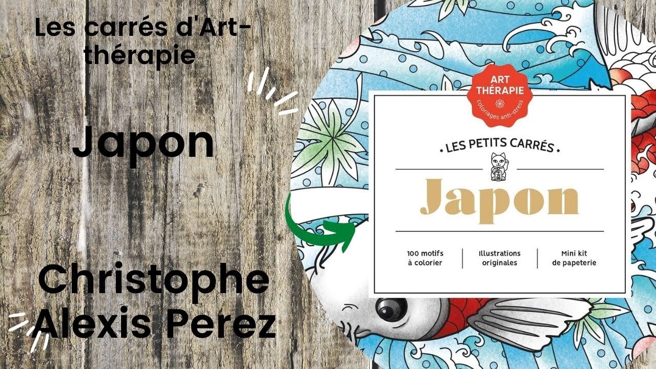 Japon - Christophe Alexis Perez for Hachette // Adult Colouring Book Flip Through