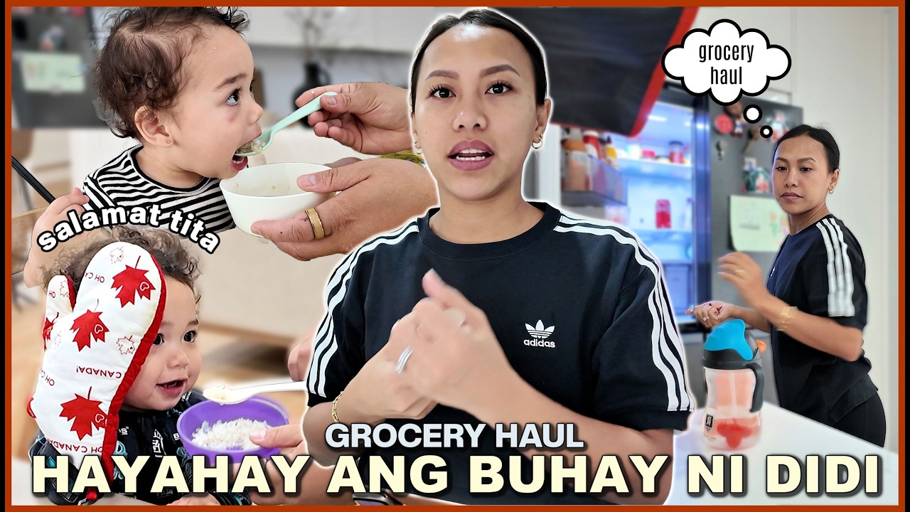 HAYAHAY SI BUNSO! BACK TO REGULAR PROGRAMMING! WALANG LAMAN ANG REF! GROCERY HAUL! ❤️ | rhazevlogs
