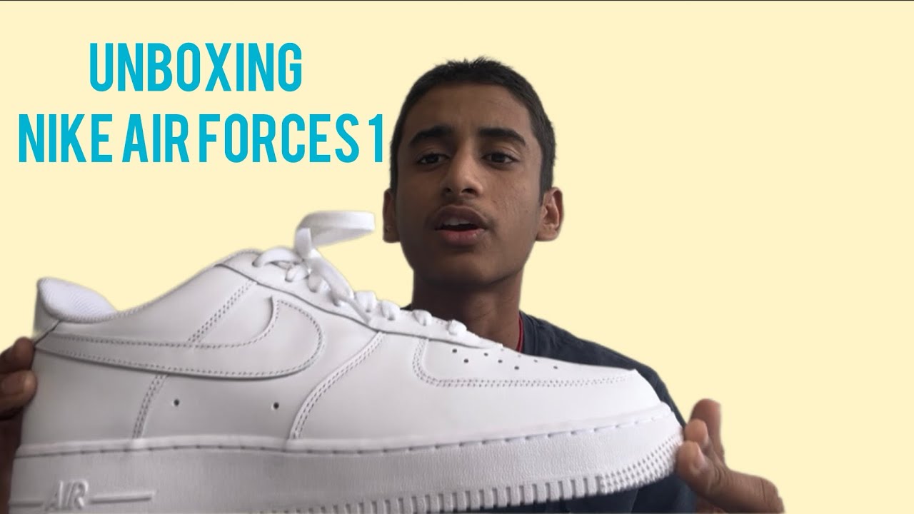 Unboxing new NIKE Air Force 1 