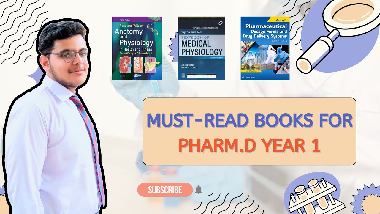 Top Recommended Books for Pharm.D First-Year Students | Pharmacy 1st Year Guide