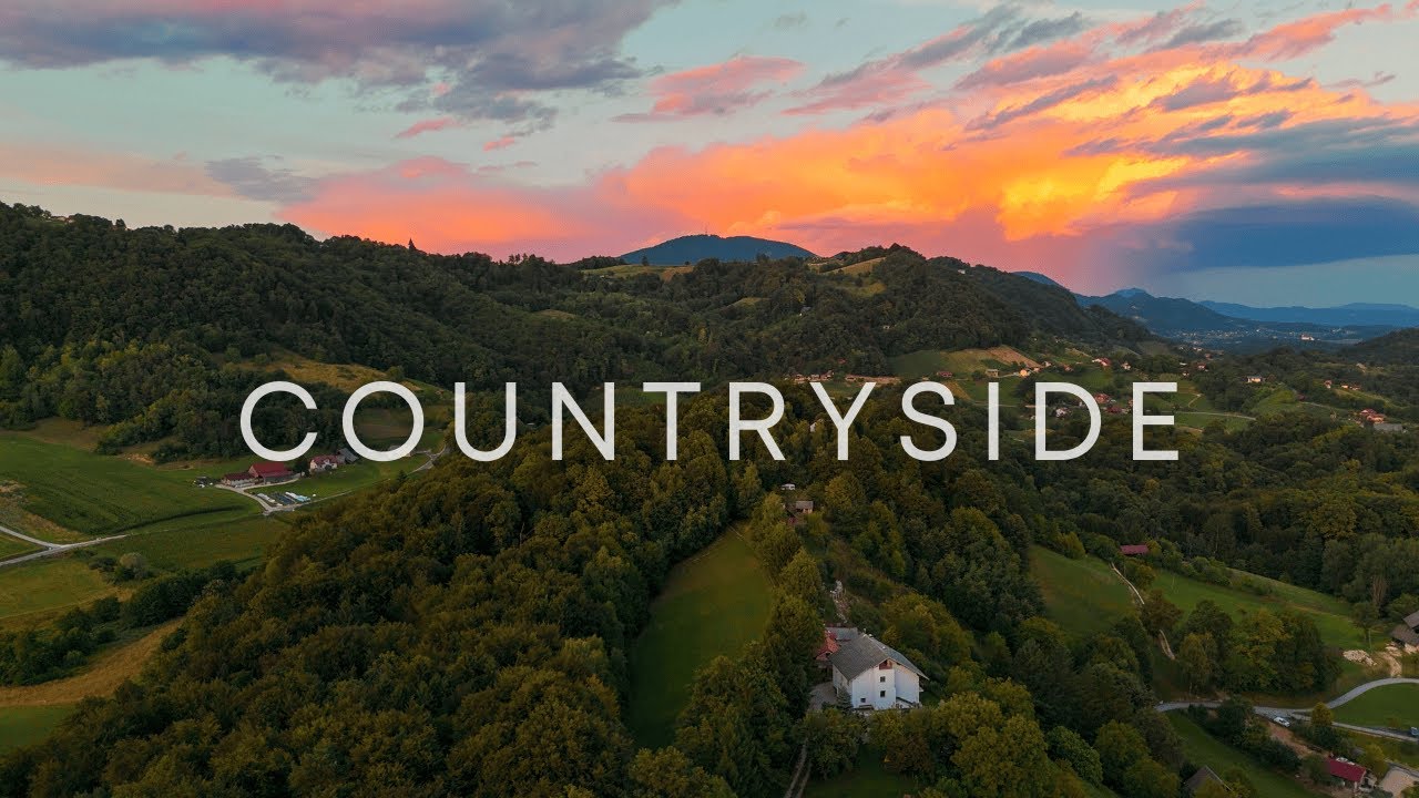 Relaxing Slovenian Countryside in 4K | DJI Mini 4 Pro