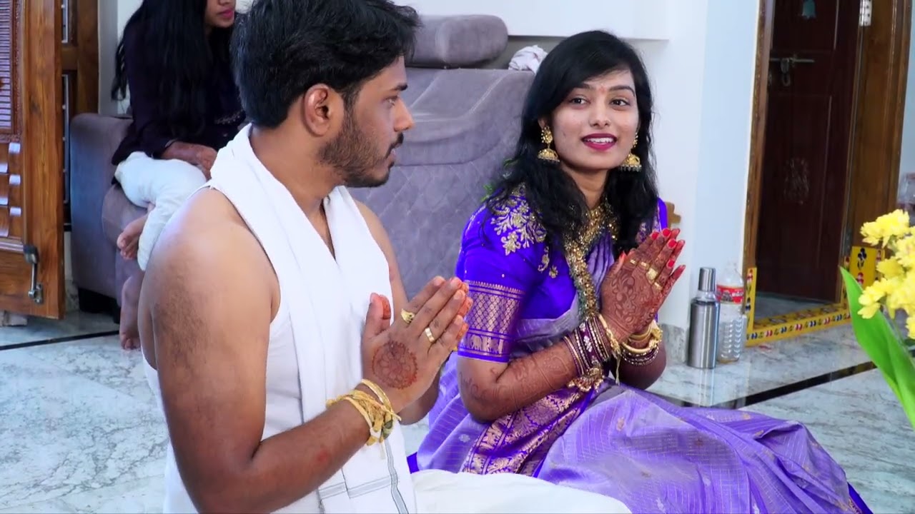 HARISH REDDY - SUSHMA  Satyanarayana Swamy Vratham