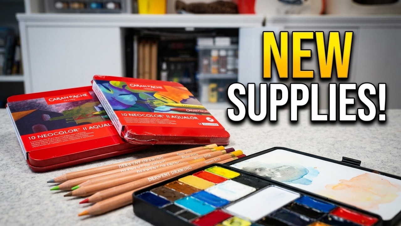 Распаковка новых художественных принадлежностей от Art Supply Trap!!