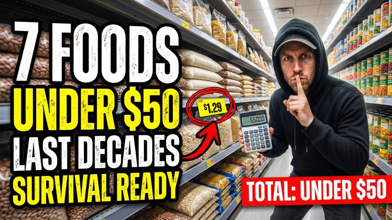 7 Affordable Survival Foods That Last Decades and Cost Less Than $50